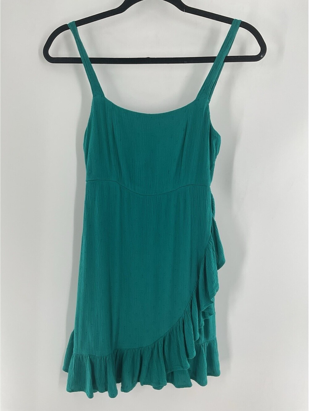O’Neille Women’s Size Small Mini Dress Sleeveless Smocking Teal 055